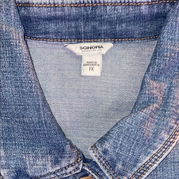 NWT Sonoma Women’s jean jacket - Picture 4 of 6